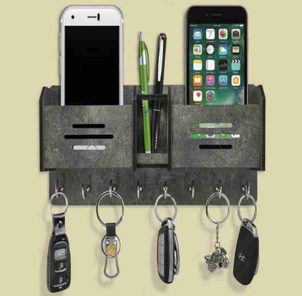 MOBILE AND KEY HOLDER/