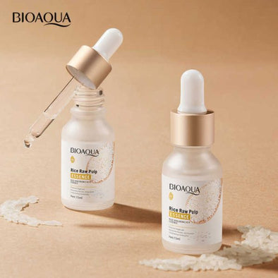 skin care/original bioaqua rice serum natural moisturizing anti aging skin care face/